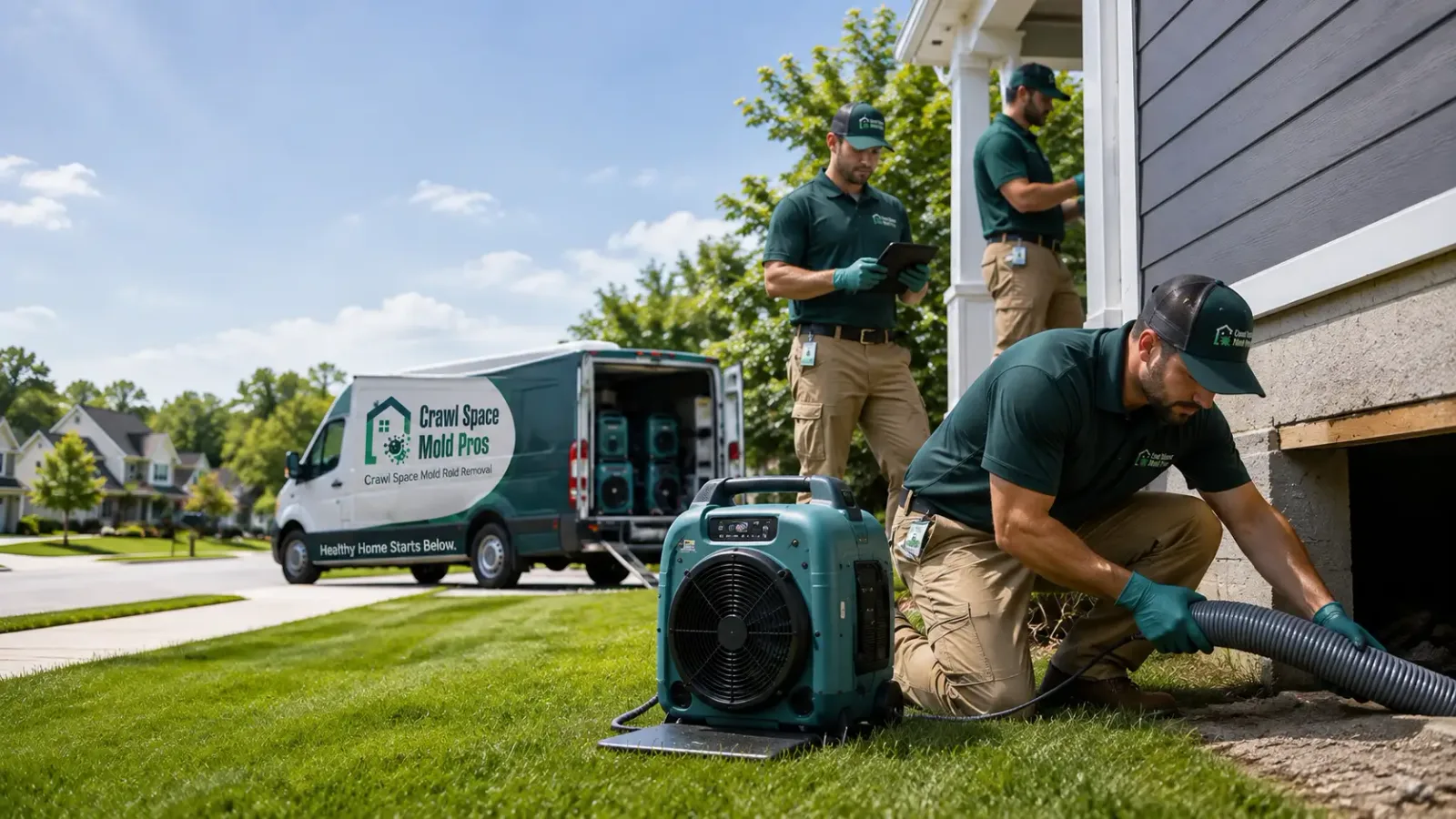 Crawl Space Mold Removal in Geneva, NE